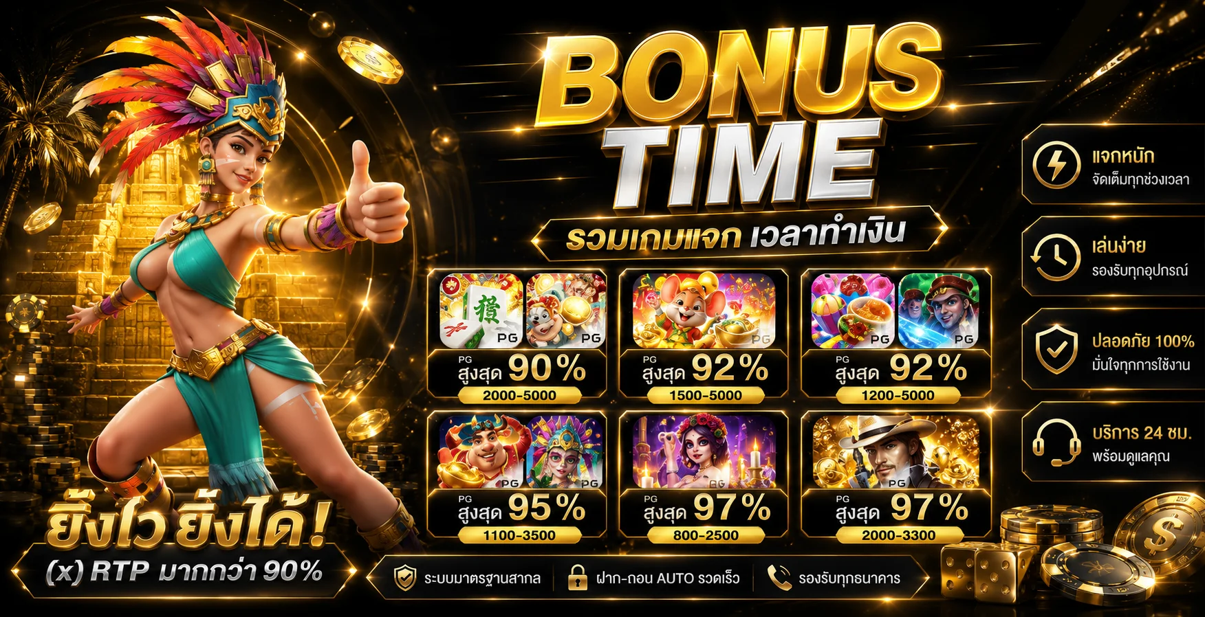 ทดลองเล่นสล็อตฟรี TOPASIAGAME ทุกค่ายดัง ไม่ต้องสมัครไม่ต้องฝากเงิน